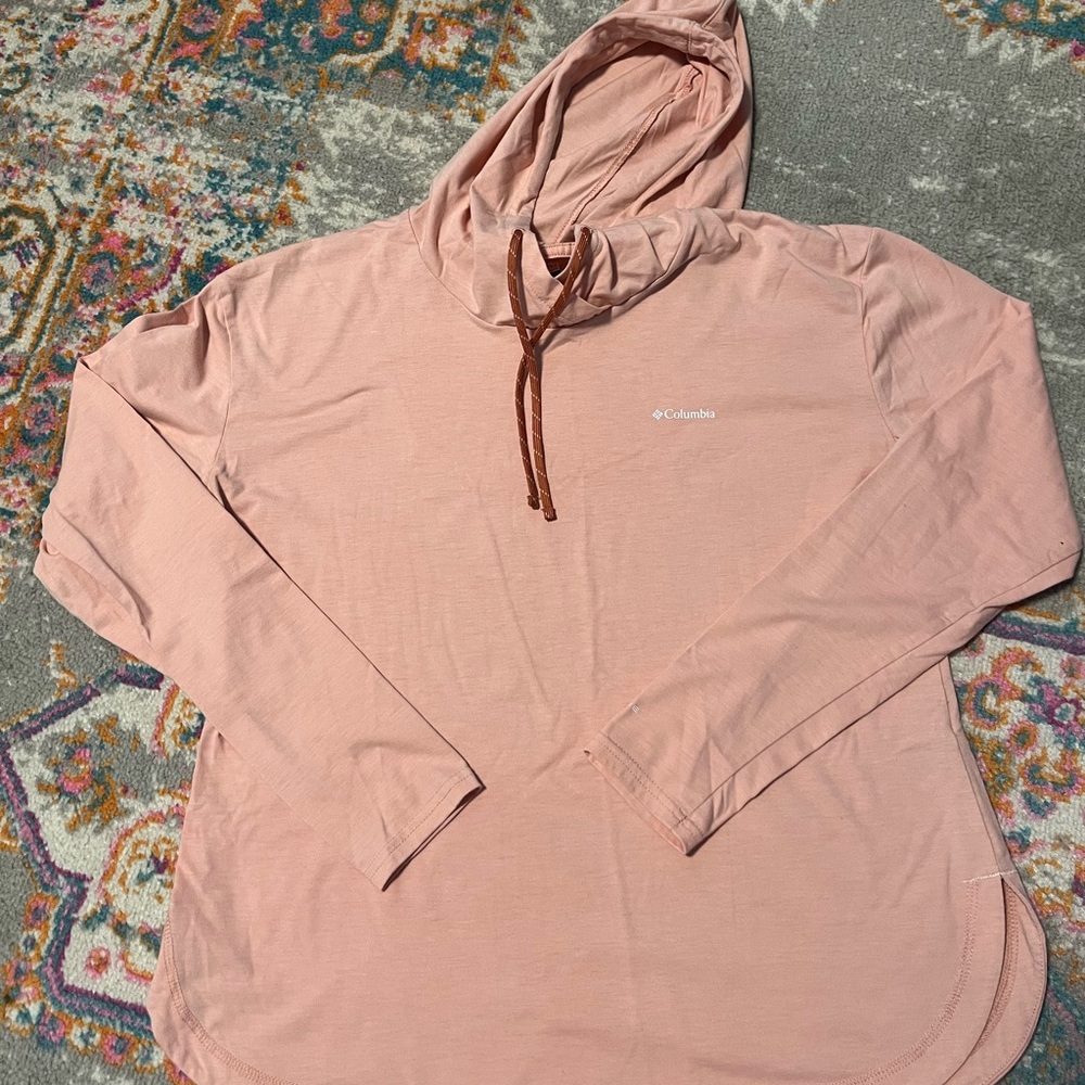 Columbia Lightweight Peach Hooded Top